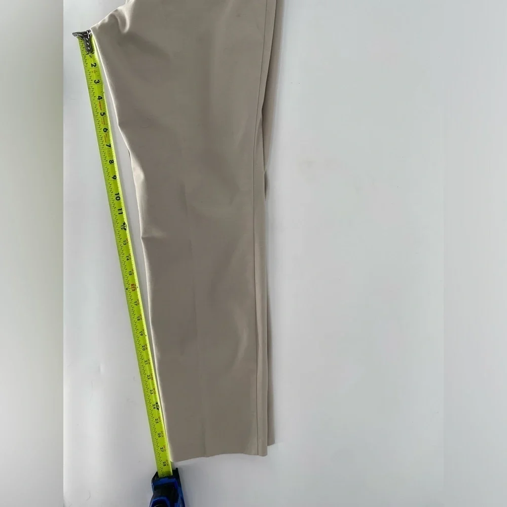 Calvin Klein women's tan straight leg dress pants 8 - Picture 6 of 8